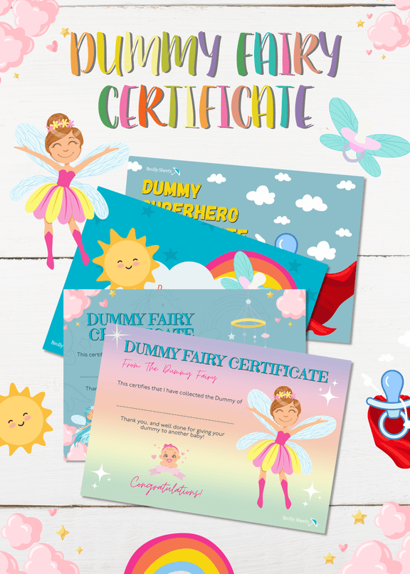 Dummy Fairy Letter & Certificate – Brolly Sheets AU